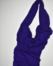 Purple Halter Dress