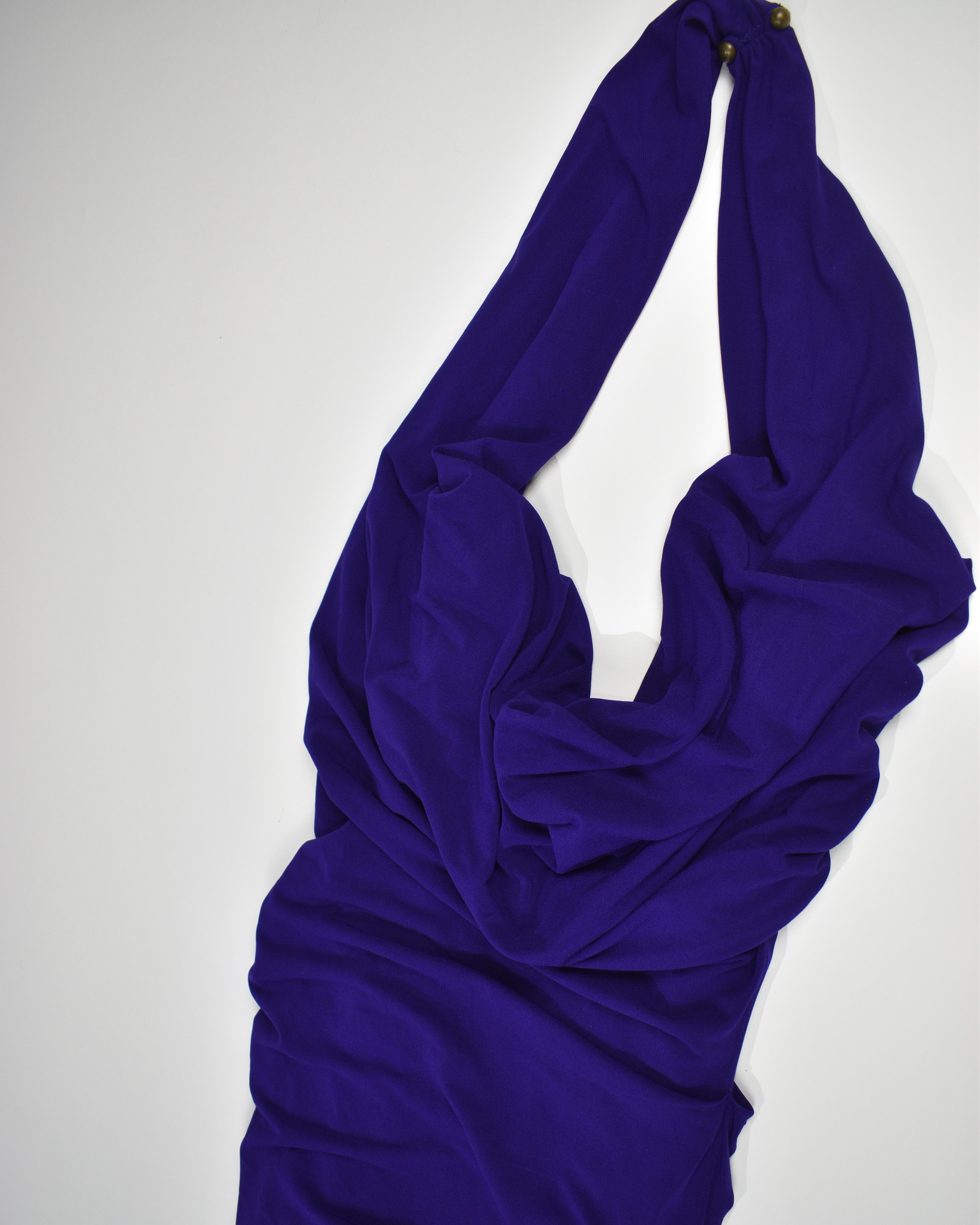 Purple Halter Dress