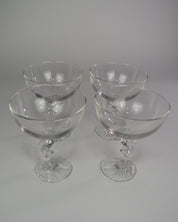 Dolphin Stemmed Glasses