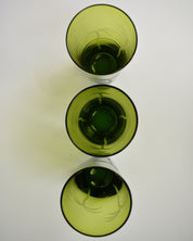 Green Palm Trees Drinking Glasses