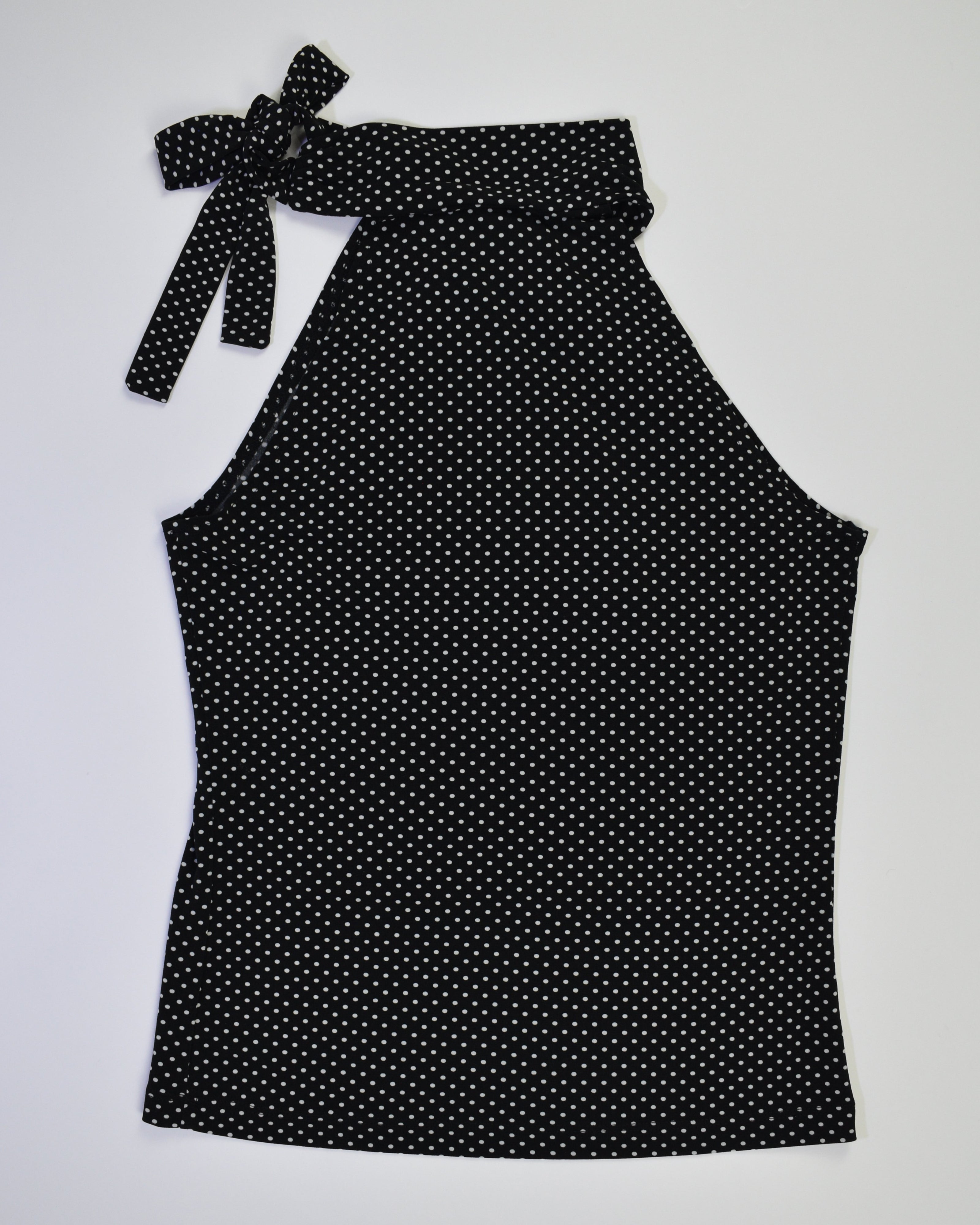 Black and White Polka Dot Top