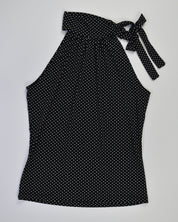 Black and White Polka Dot Top