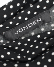 Black and White Polka Dot Top