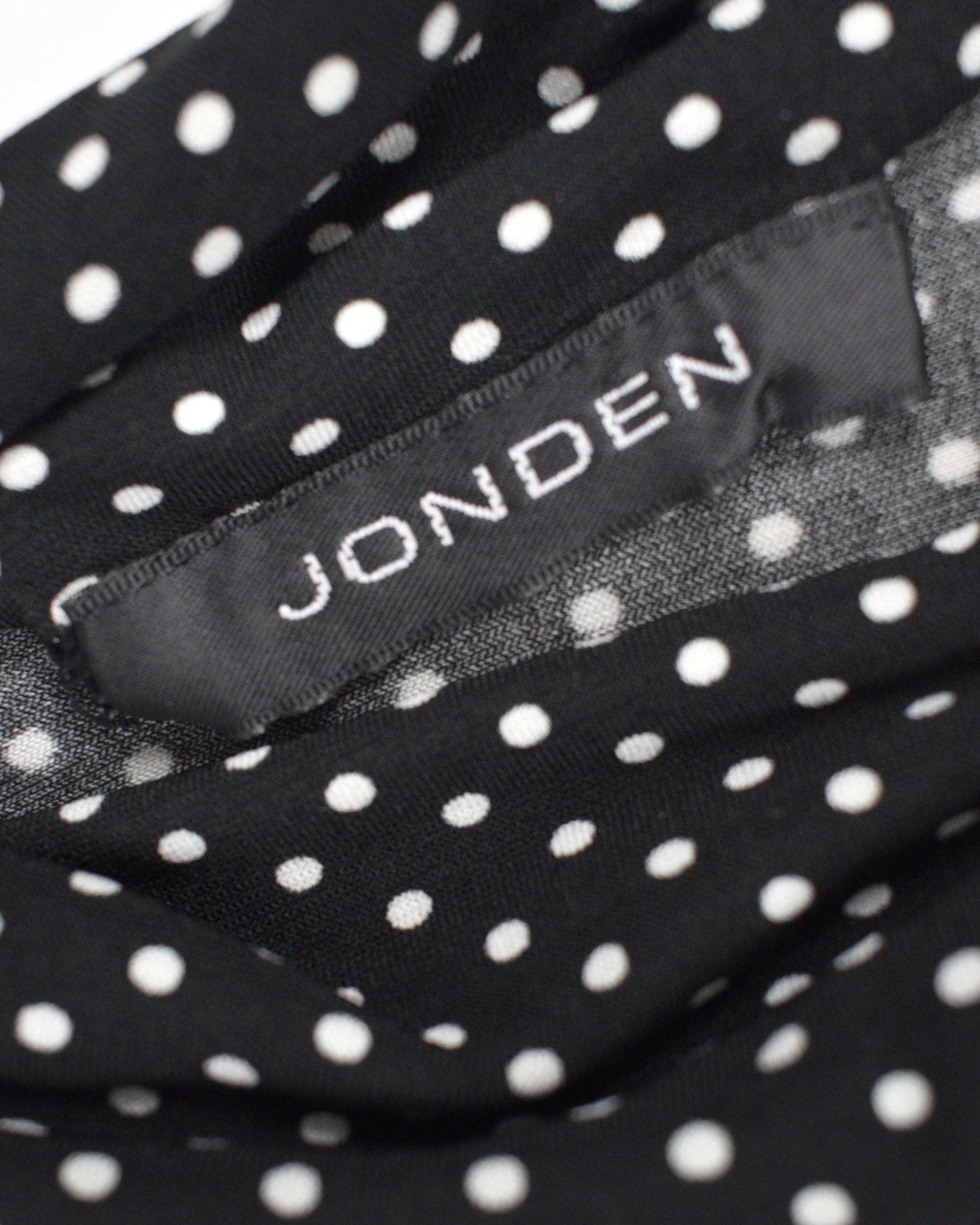 Black and White Polka Dot Top
