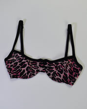 Betsey Johnson Pink Cheetah Bra
