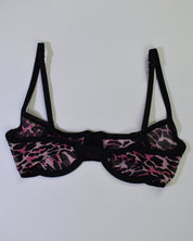 Betsey Johnson Pink Cheetah Bra