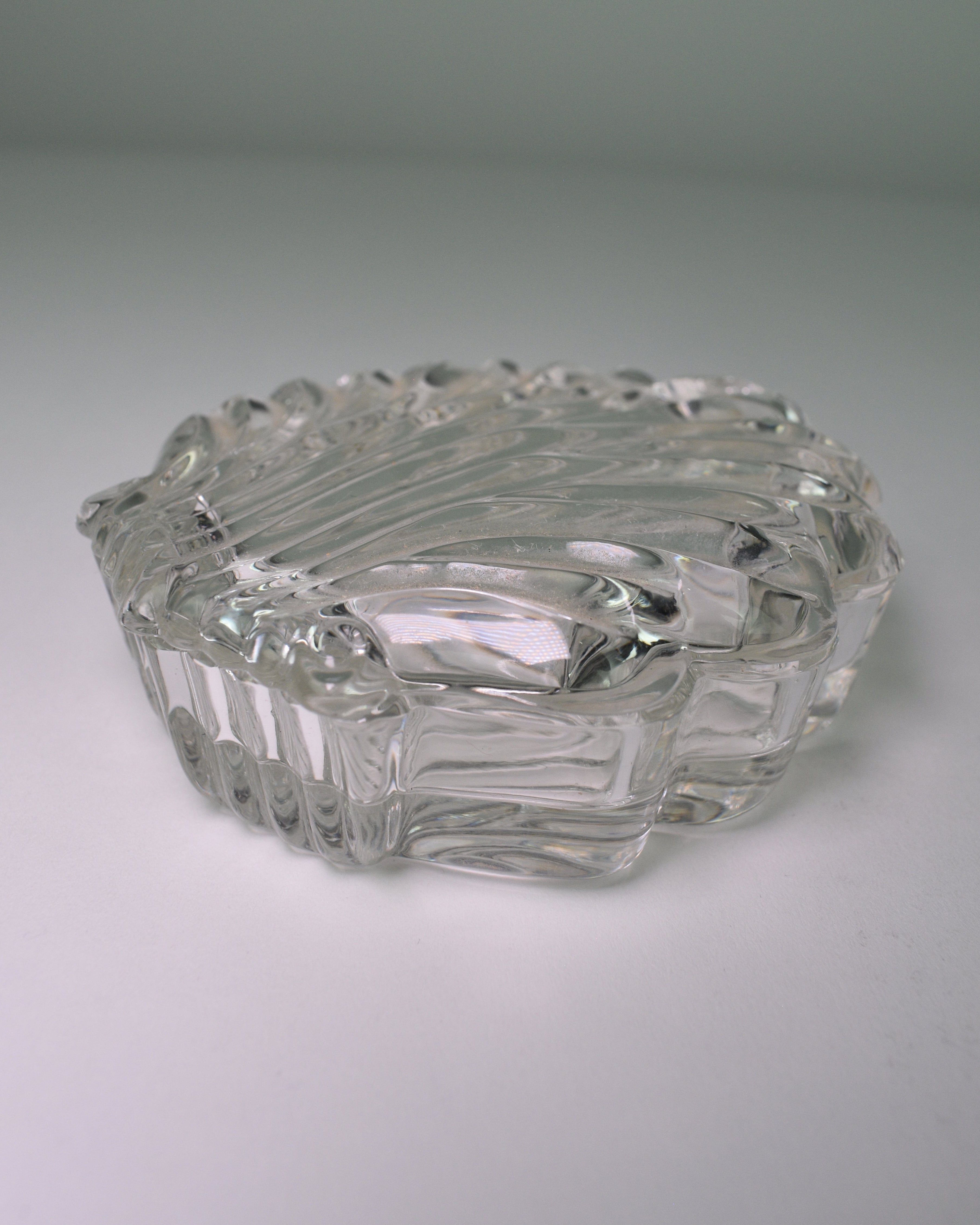 Glass Shell Keepsake Jar