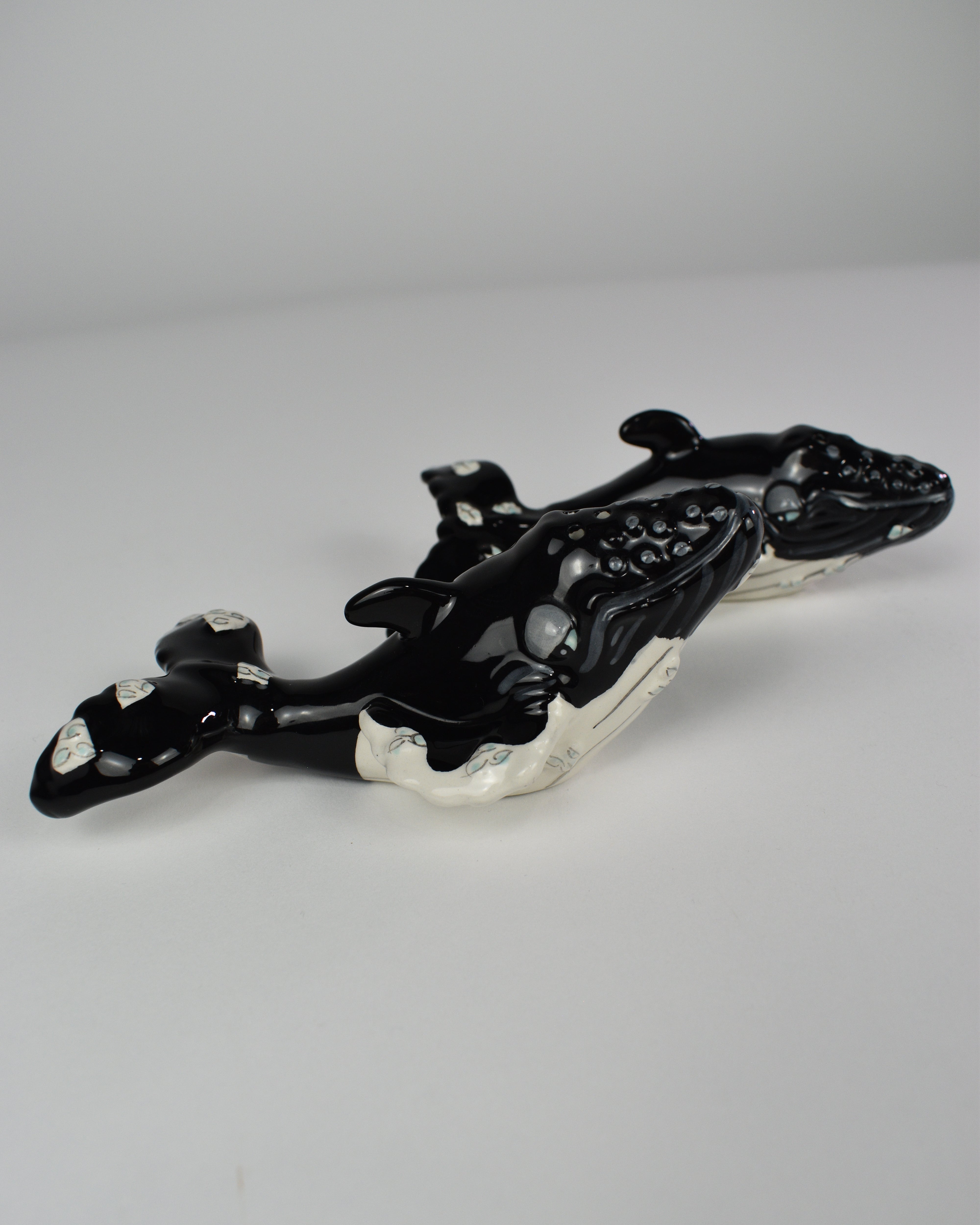 Whale Salt & Pepper Shakers
