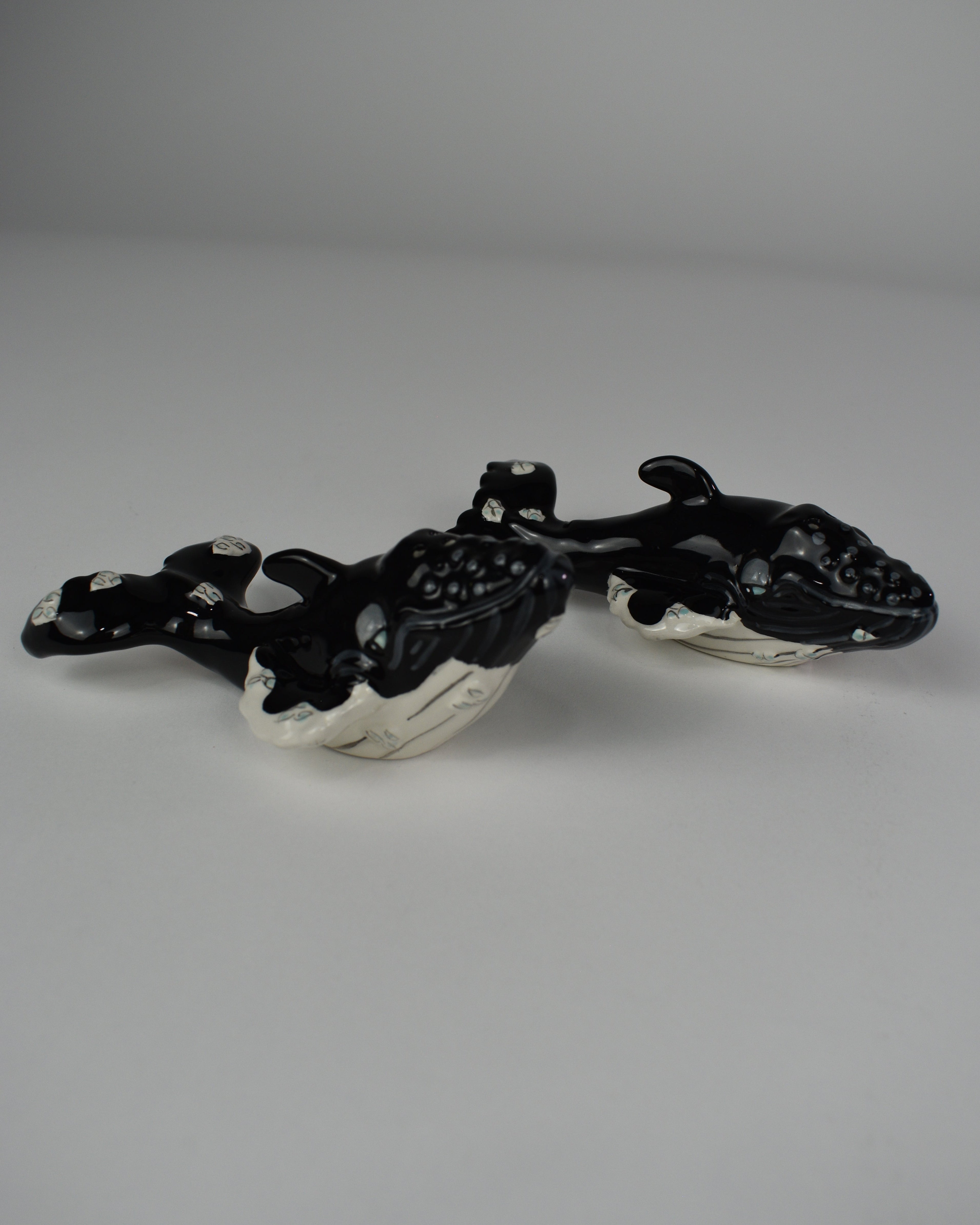 Whale Salt & Pepper Shakers