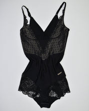 Black Lace Bodysuit 1