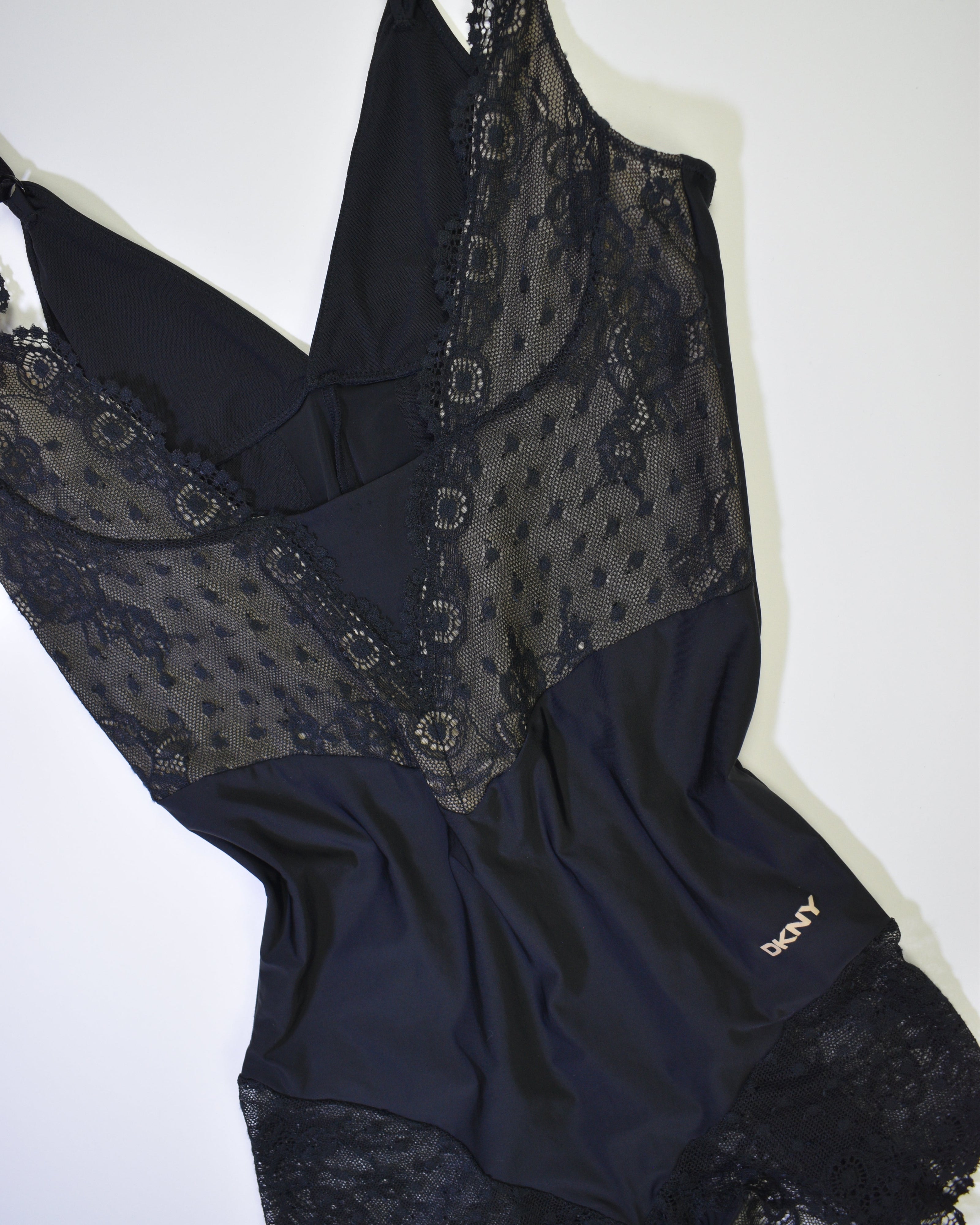 Black Lace Bodysuit 1