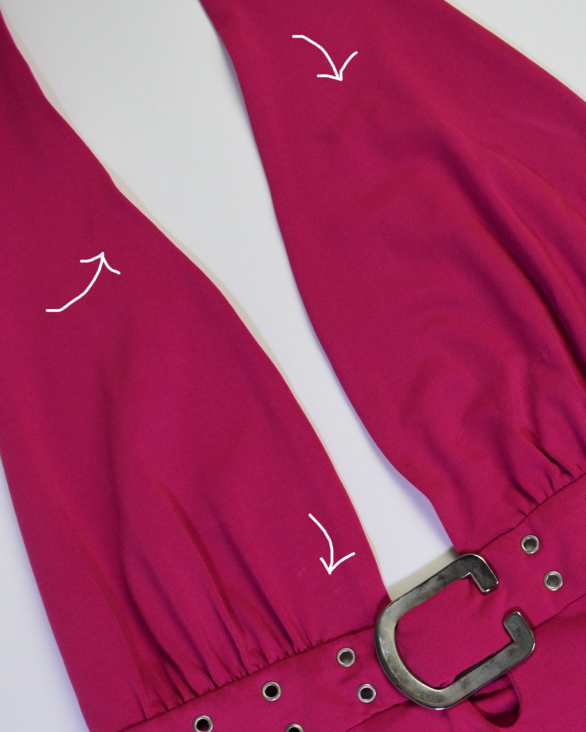 Cache Hot Pink Halter Dress