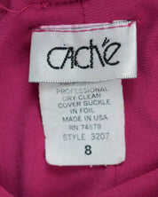 Cache Hot Pink Halter Dress