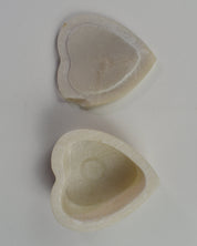 Marble Rose Jewelry Heart Box