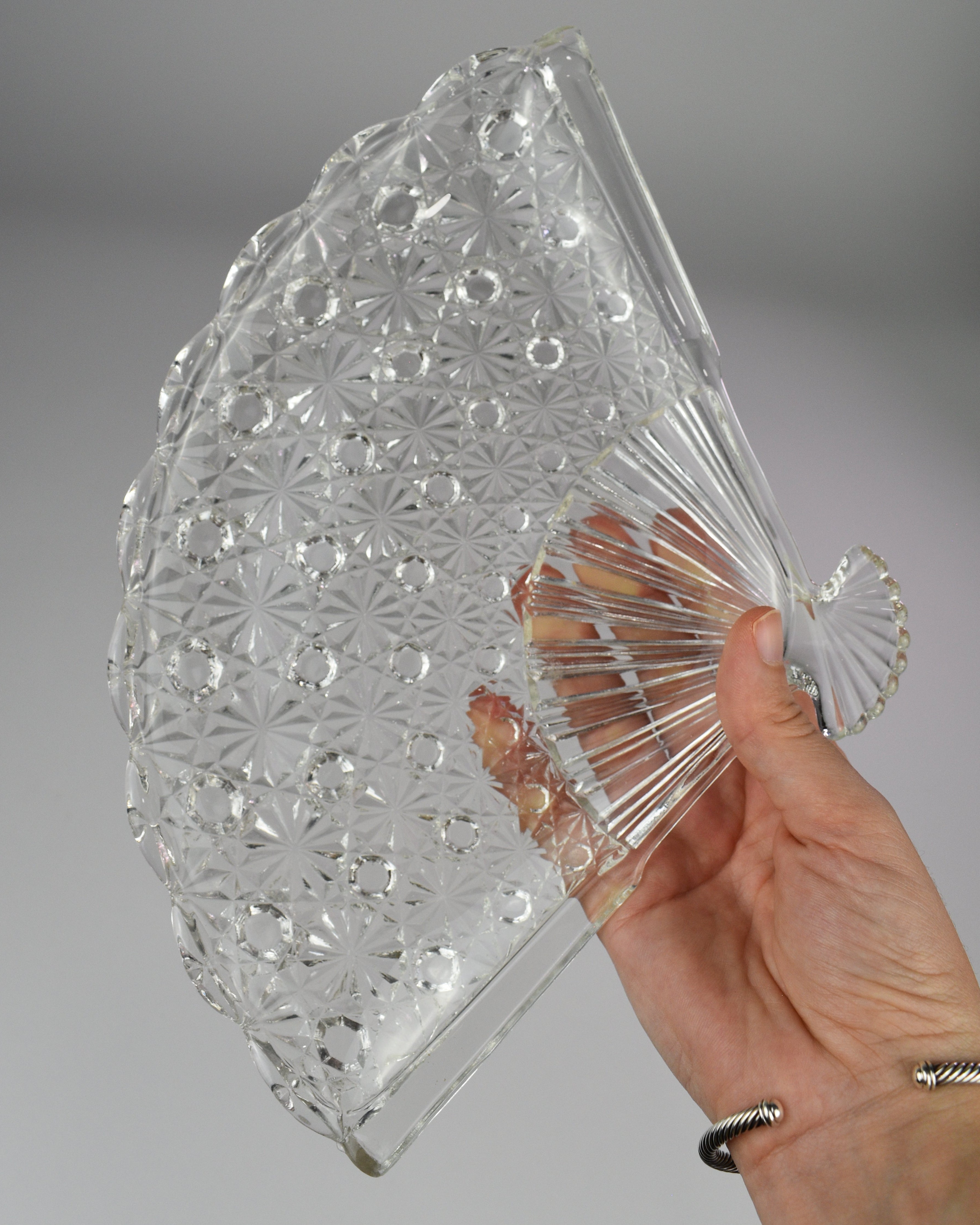 Fan Glass Tray