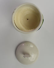 Anthropologie Ceramic Flower Candle