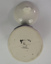 Anthropologie Ceramic Flower Candle