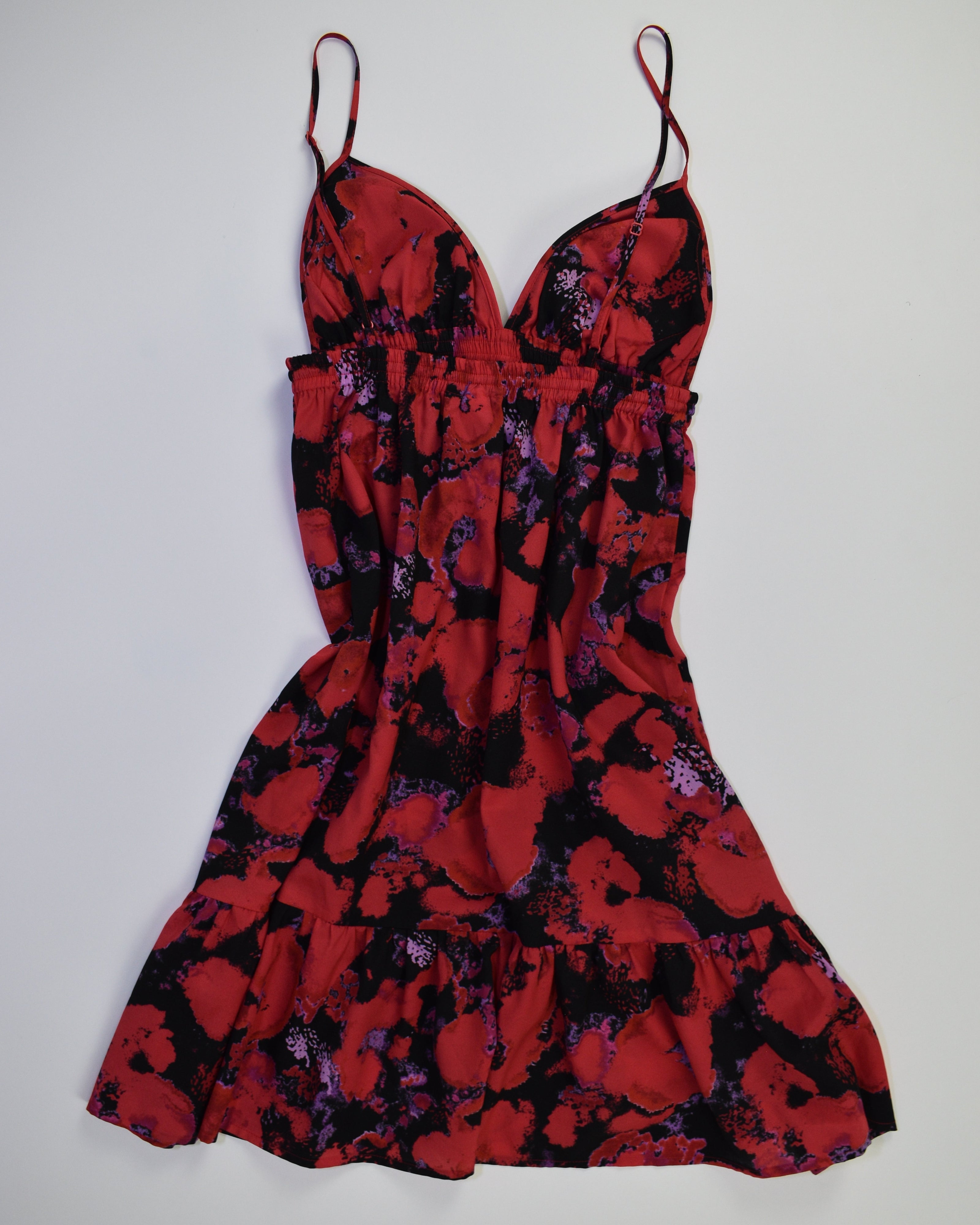 Black & Red Ruffle Dress