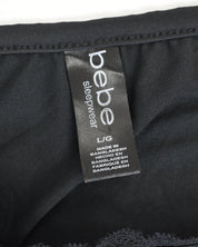 Rhinestone Bebe Black Cami