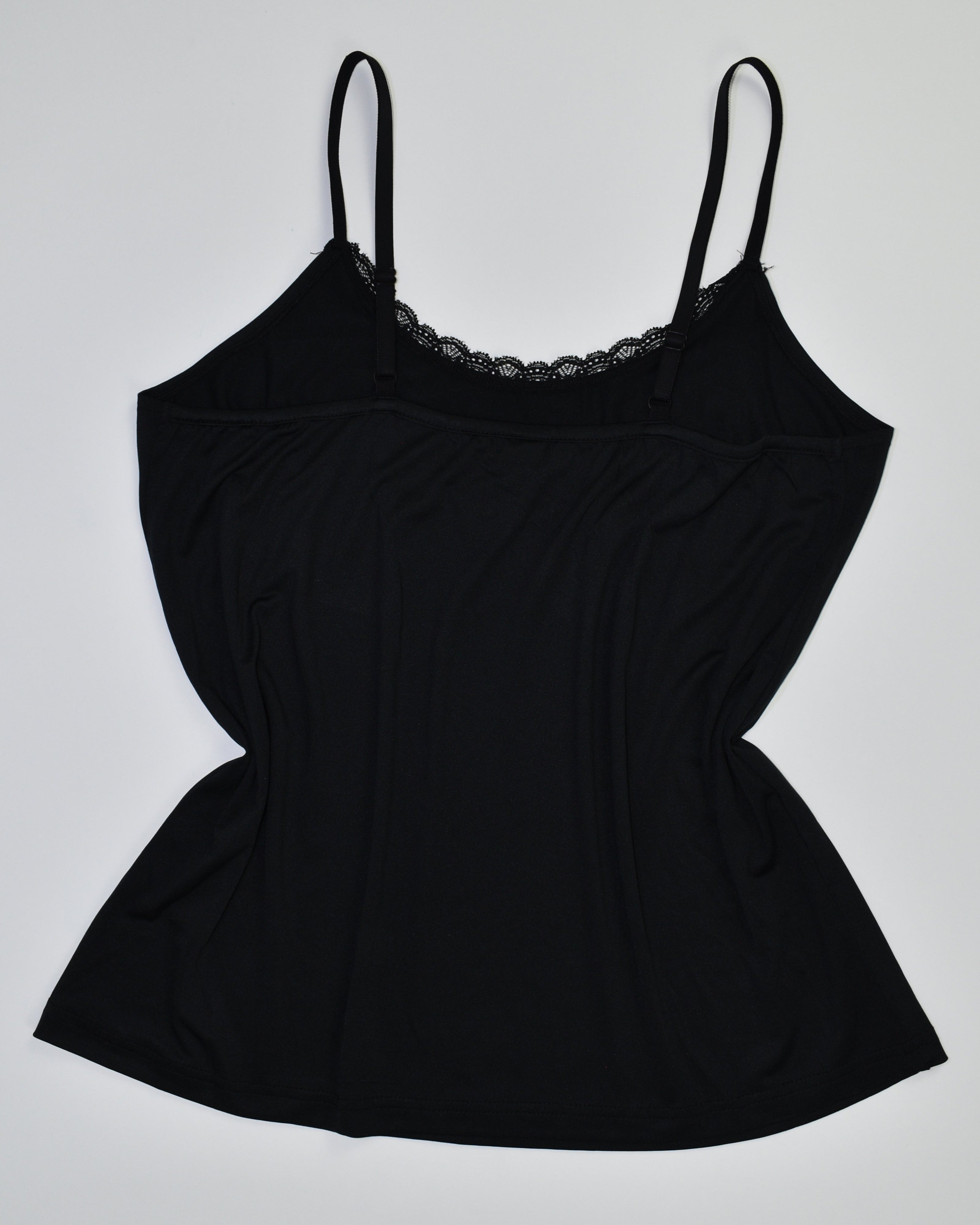 Rhinestone Bebe Black Cami