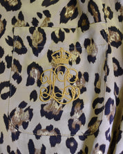 Cheetah Silky Long Sleeve Dress