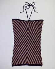 Purple & Gold Tube-top