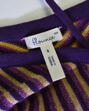 Purple & Gold Tube-top