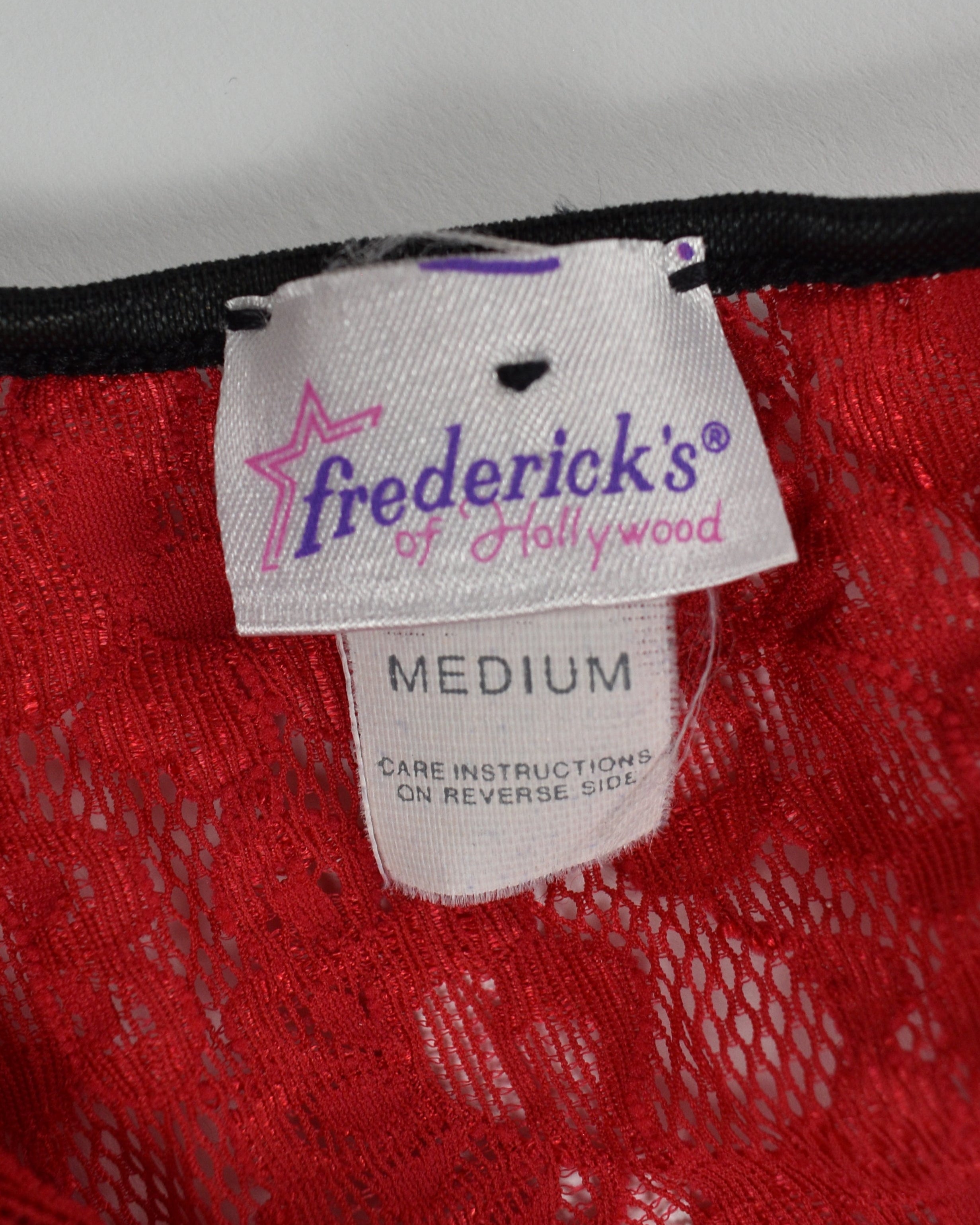 Frederick's of Hollywood Red Lace Bodysuit