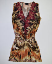 Frederick's of Hollywood Gold Multi-color Dress