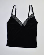 Velvet Lace Black Cami