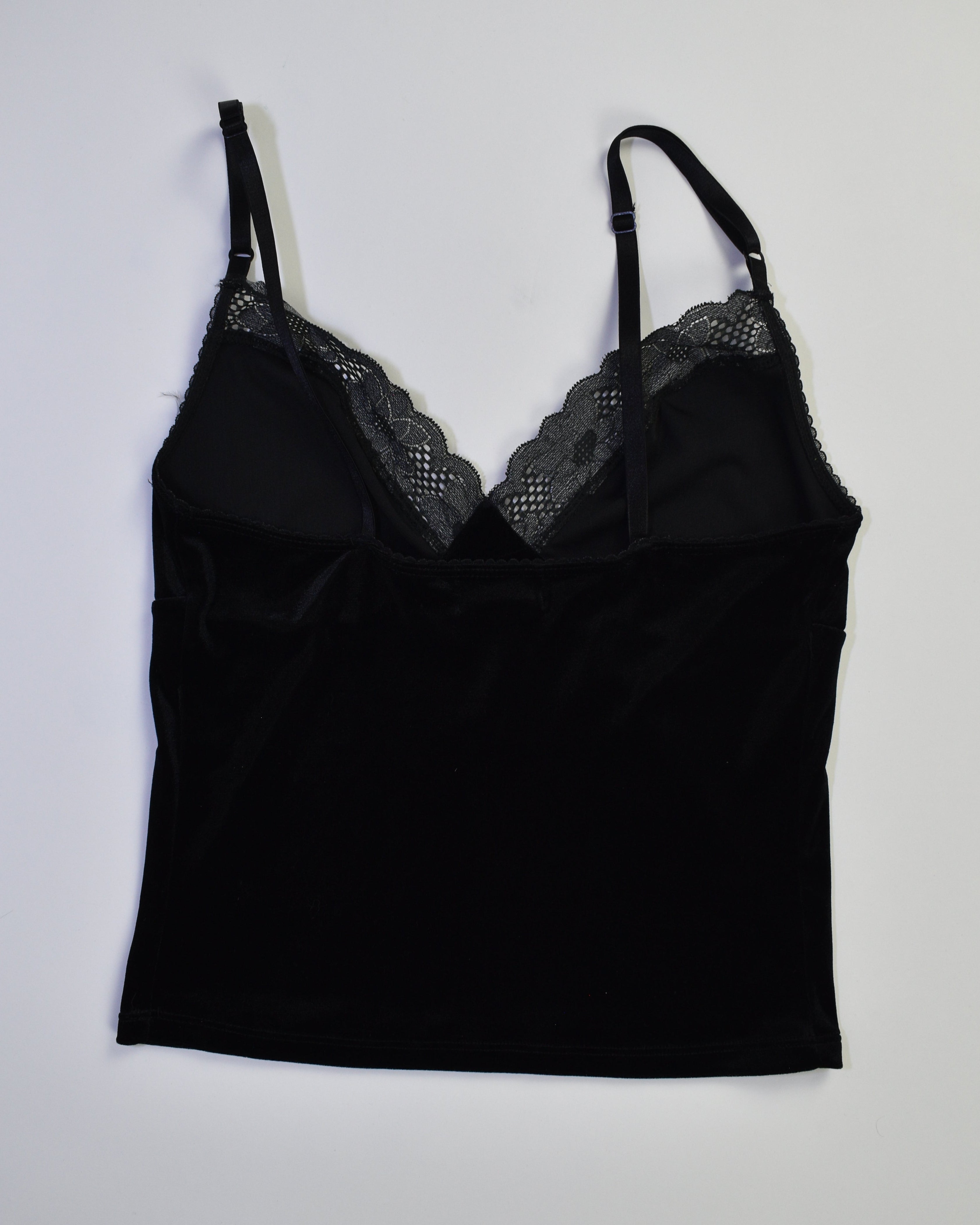 Velvet Lace Black Cami