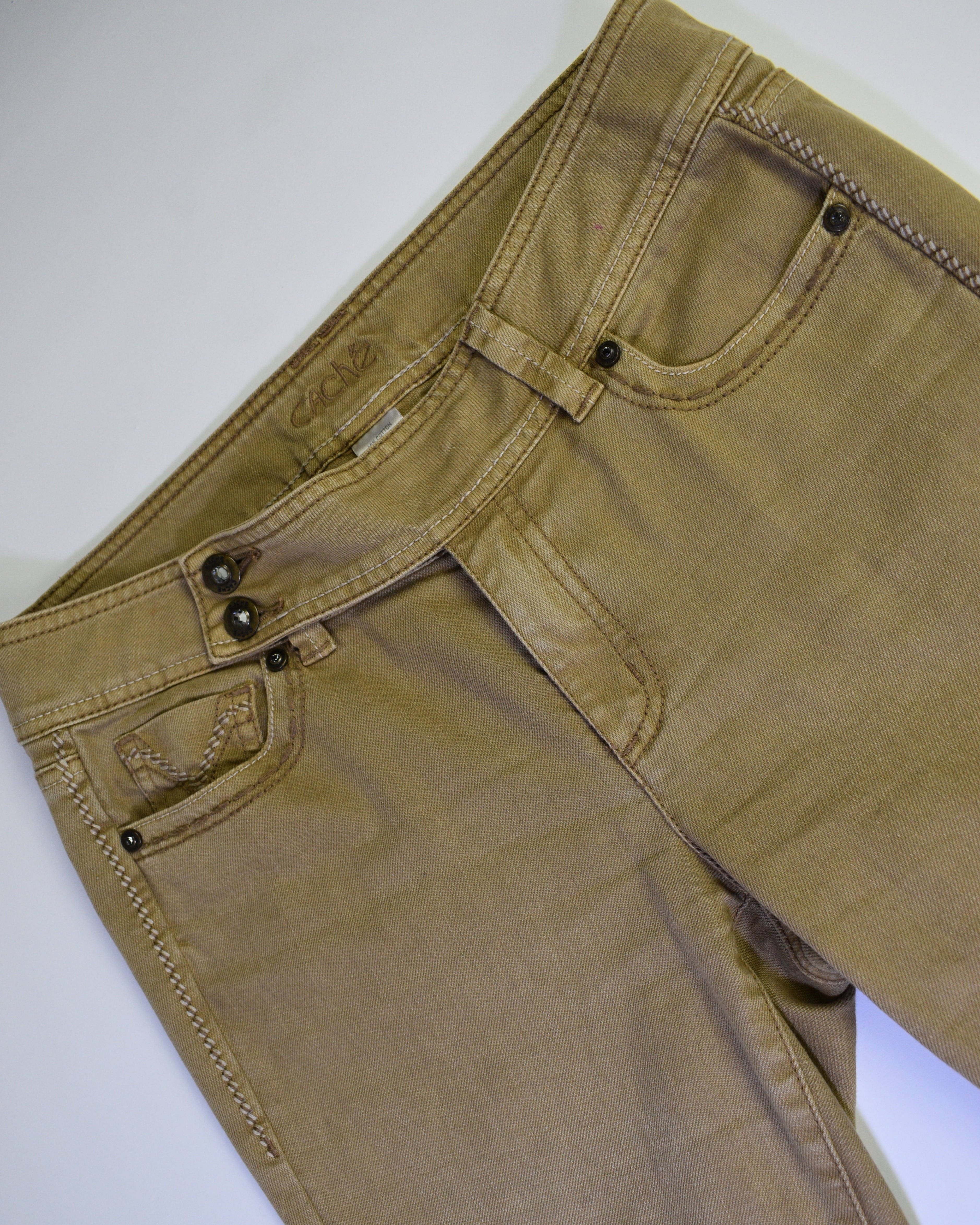 Cache Tan Buckle Pants