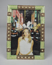 Jade Beaded Picture Frame