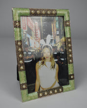Jade Beaded Picture Frame
