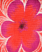 Pink Textured Flower Tank