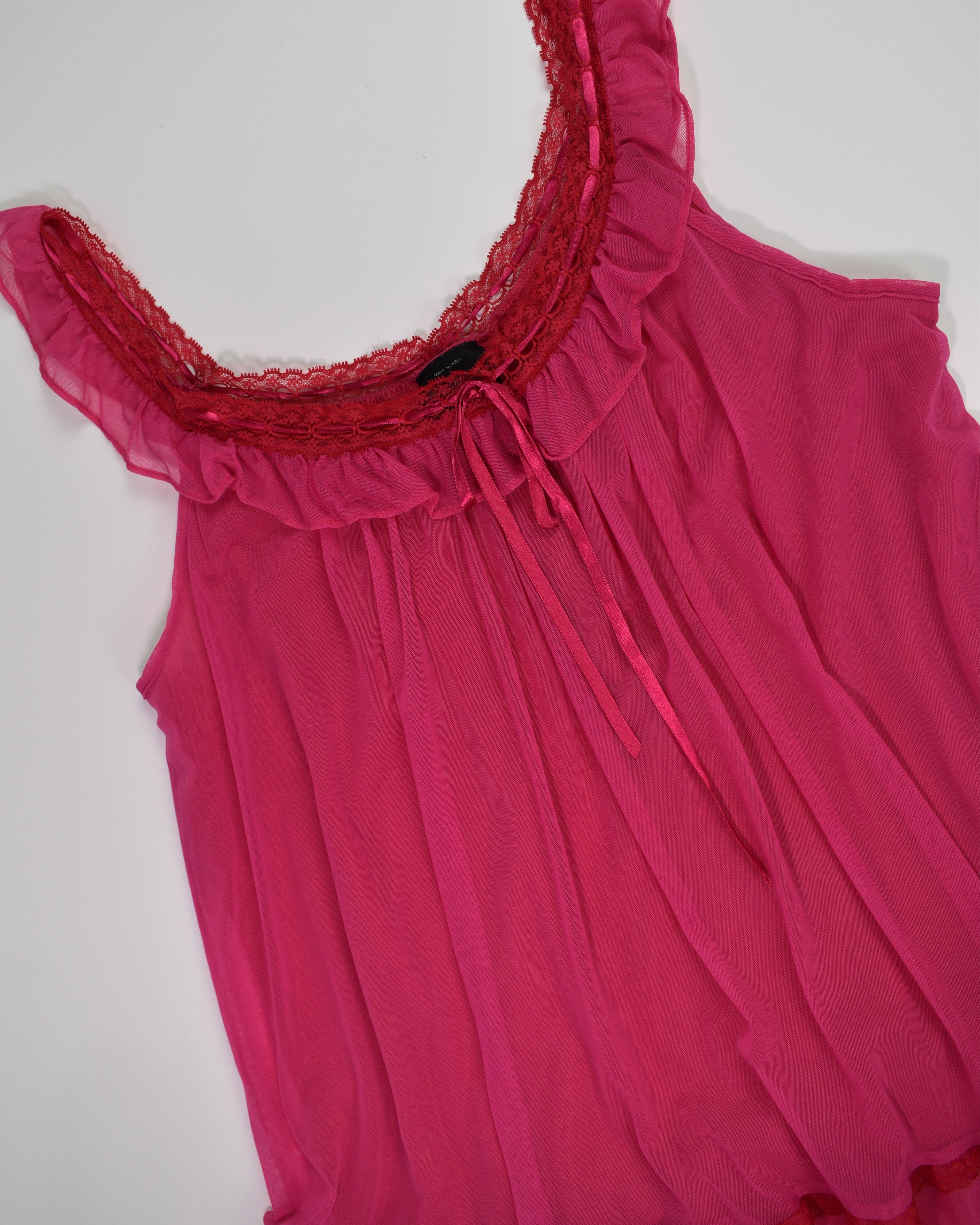 Pink Victoria's Secret Babydoll Top