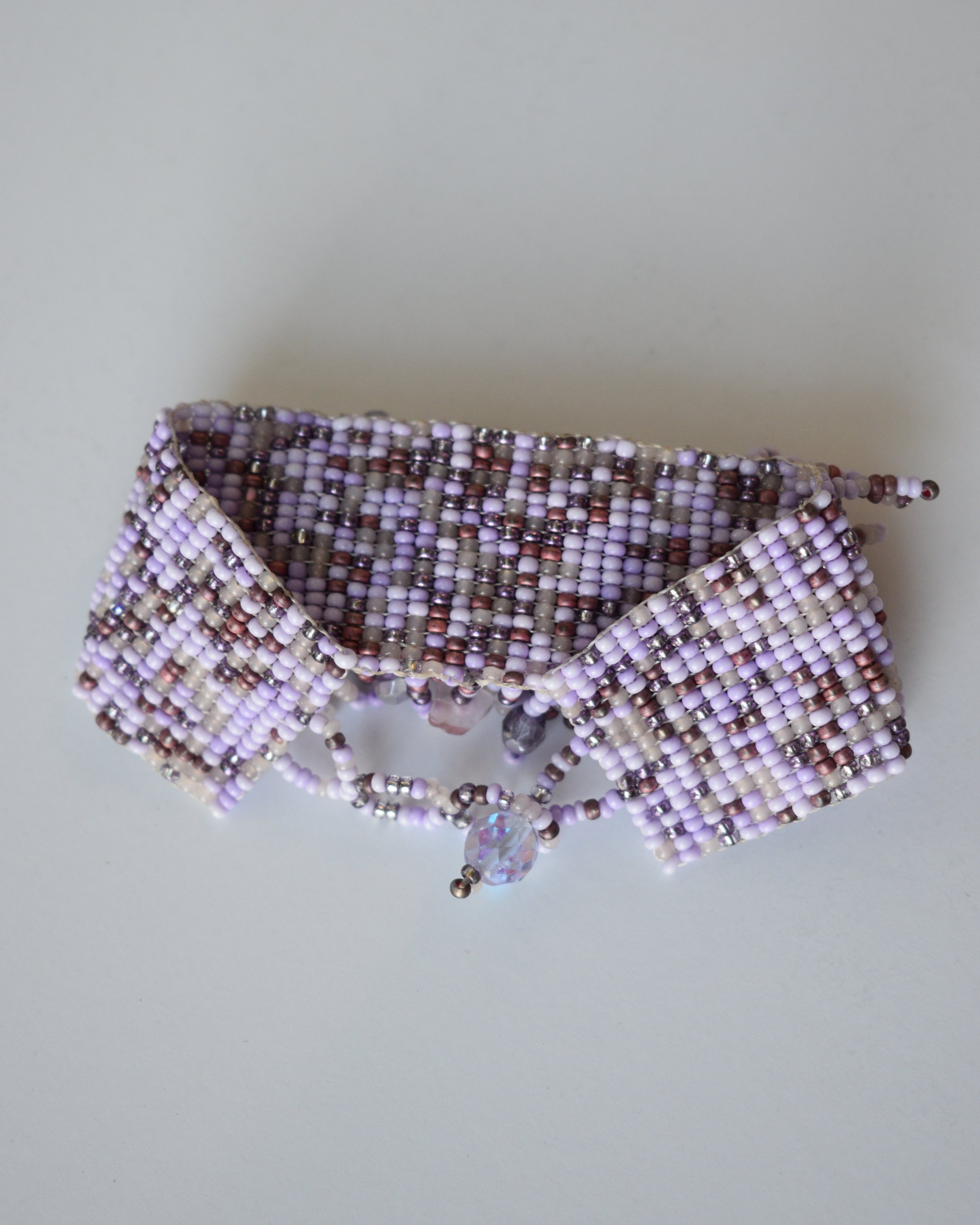 Purple Beaded Bracelet