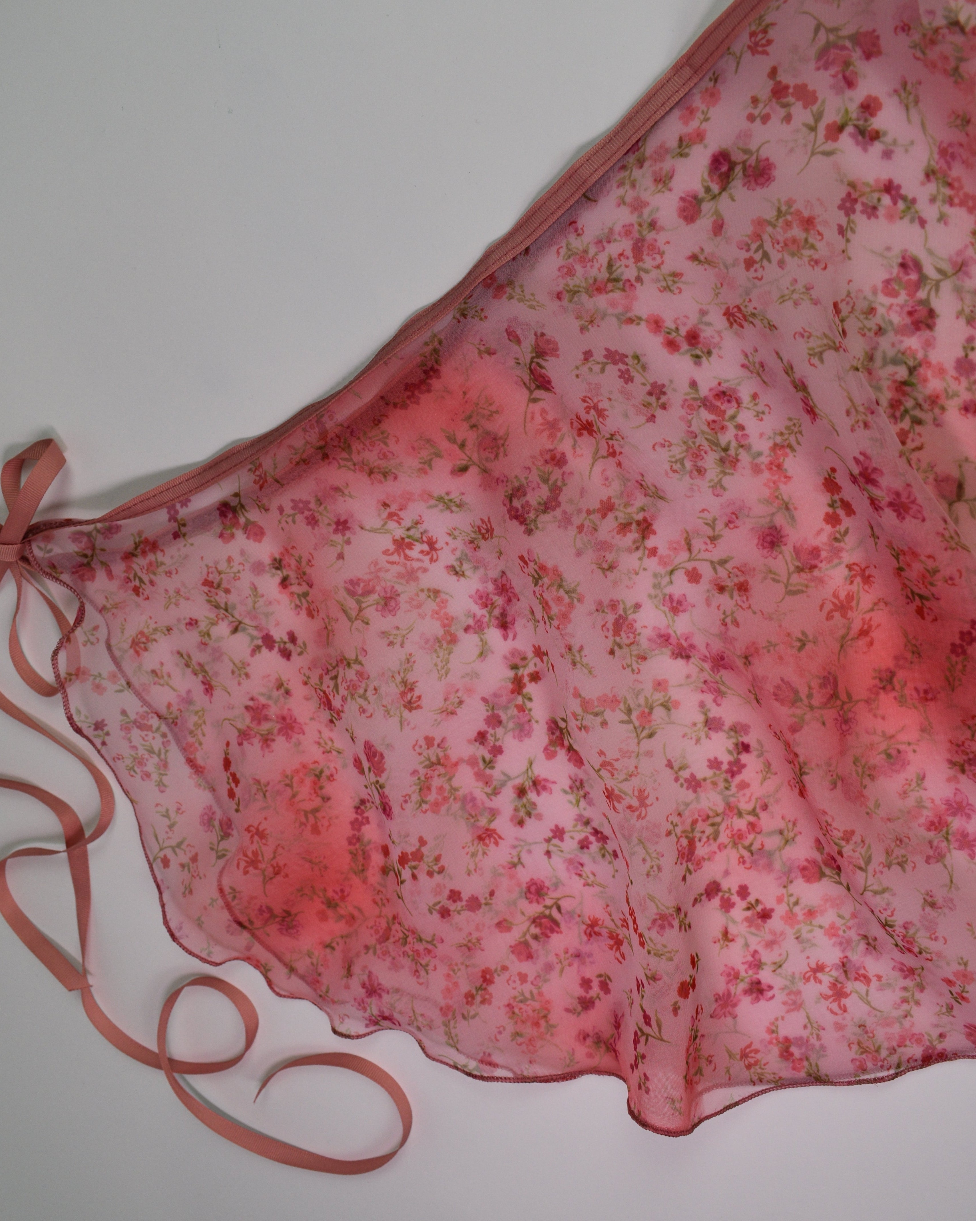 Pink Floral Ballerina Skirt
