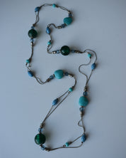 Blue Beaded Necklace