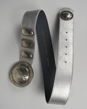 Silver Chunky Belt