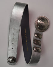 Silver Chunky Belt