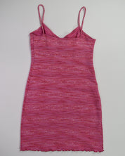 Pink Knit Mini Dress