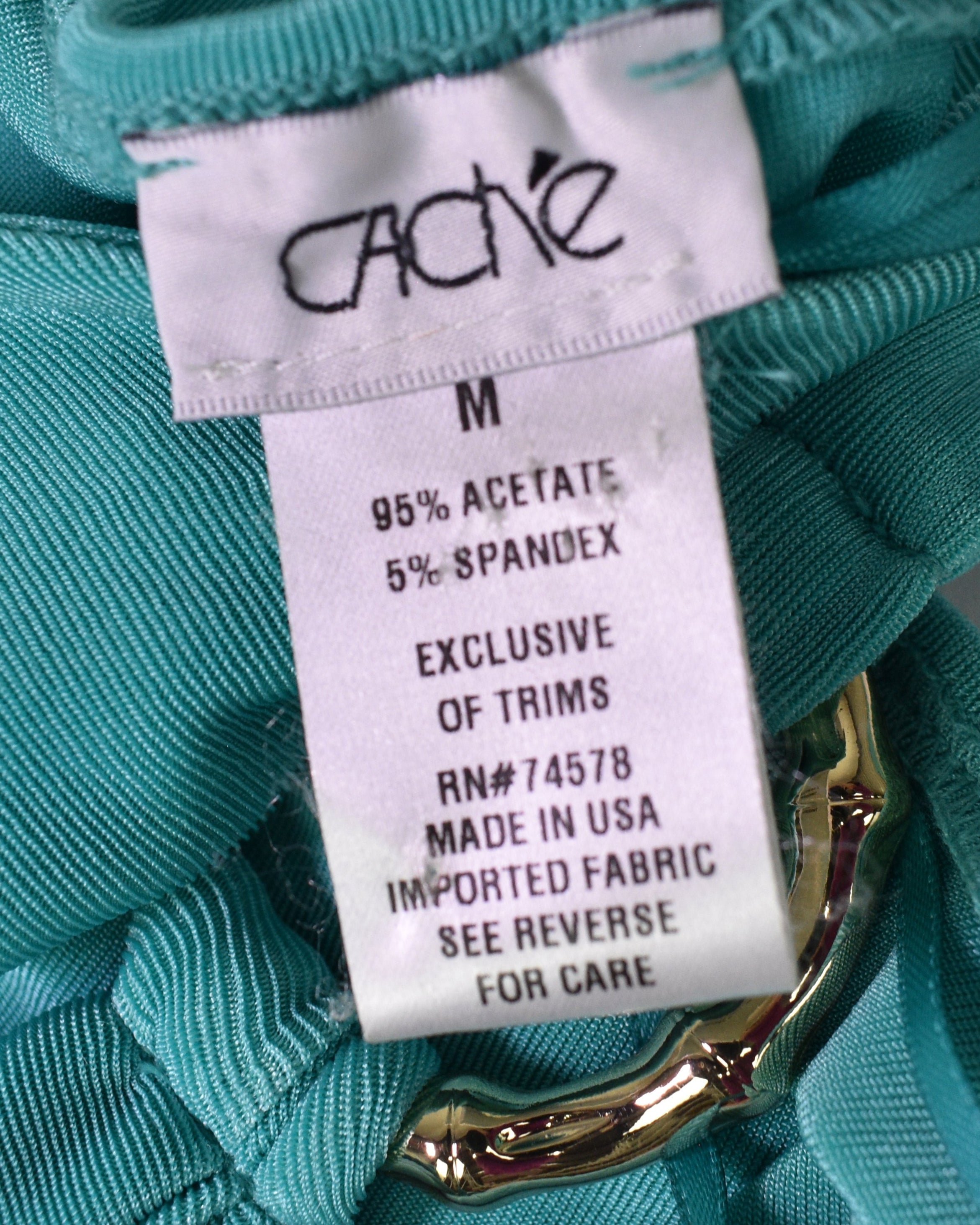 Cache Green 80's Disco Style Dress