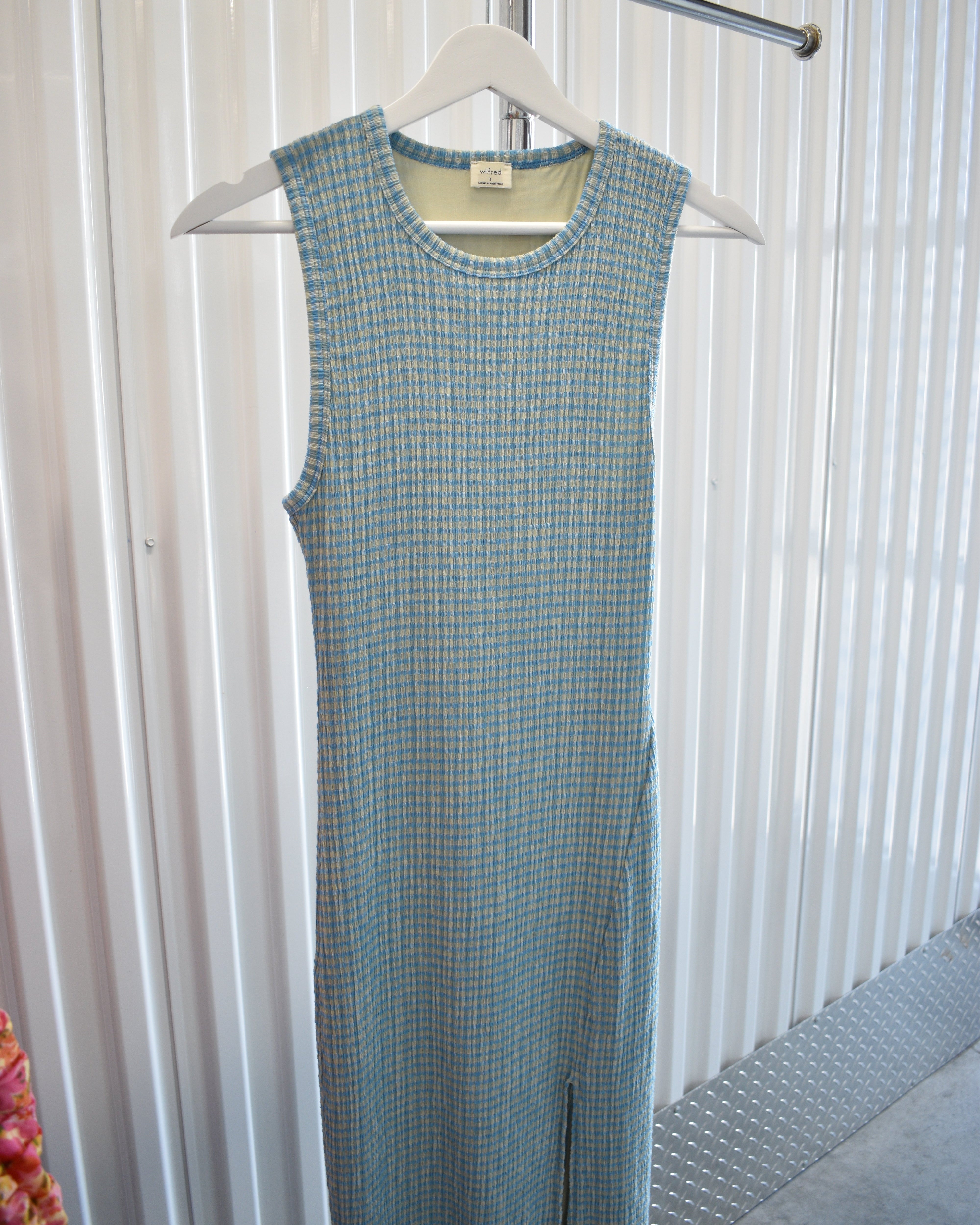 Aritzia Wilfred Gingham Dress