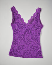 Purple Lace Sequin Tank