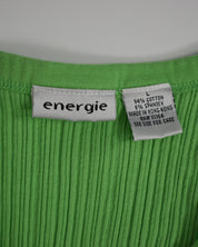 Green Ribbed Tank