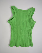 Green Ribbed Tank