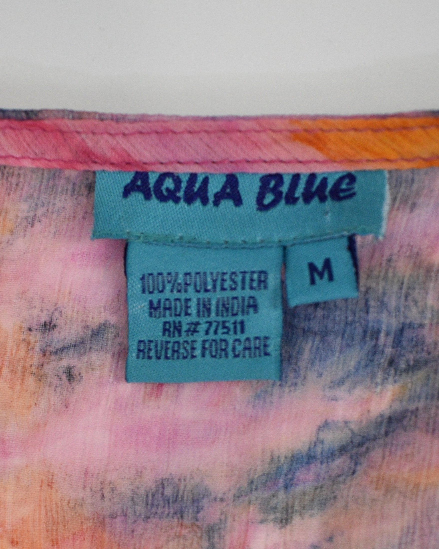 Tie-Dye Beaded Coverup
