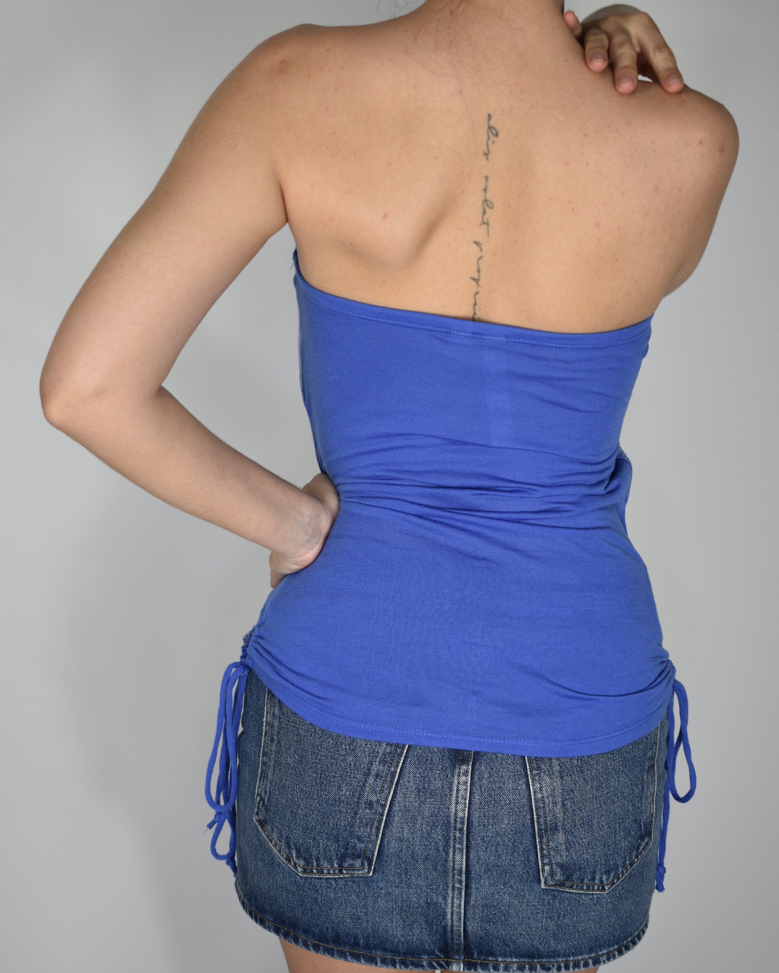 Periwinkle Sequin Tube-top