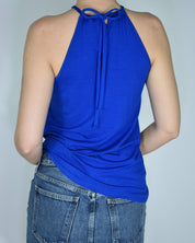 Blue Floral Tank
